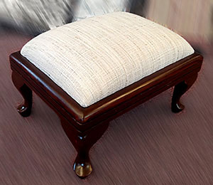 restored footstool