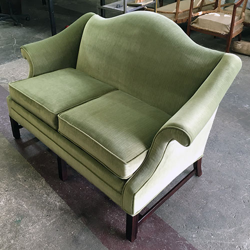 restore green couch