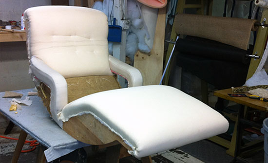 reupholster chaise longe
