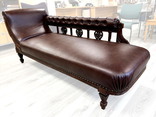 old chaise lounge