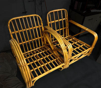 reupholsered rattan furniture