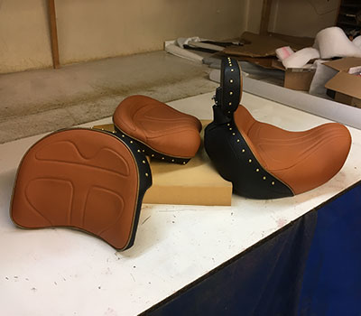Custom Motorcycle Seat Upholstery Near Me - Upholstery