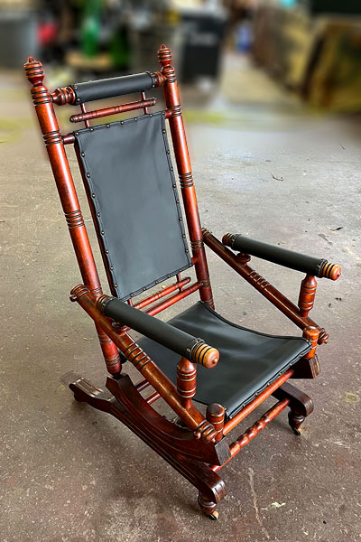 reupholstering old chair