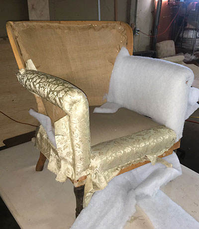 channel back chair repair