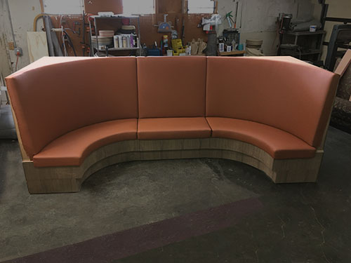office booth upholstery